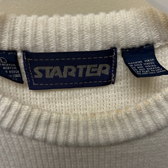 Vintage STARTER Montreal Expos Knit Sweater Crewneck - Picture 4 of 10
